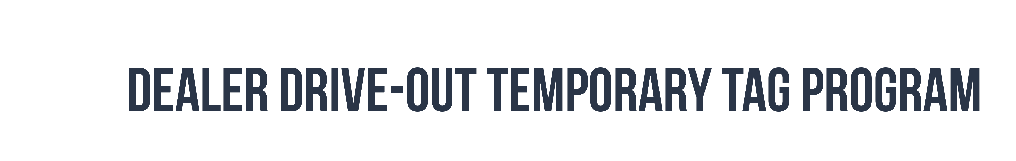 EZ Dealer Tag